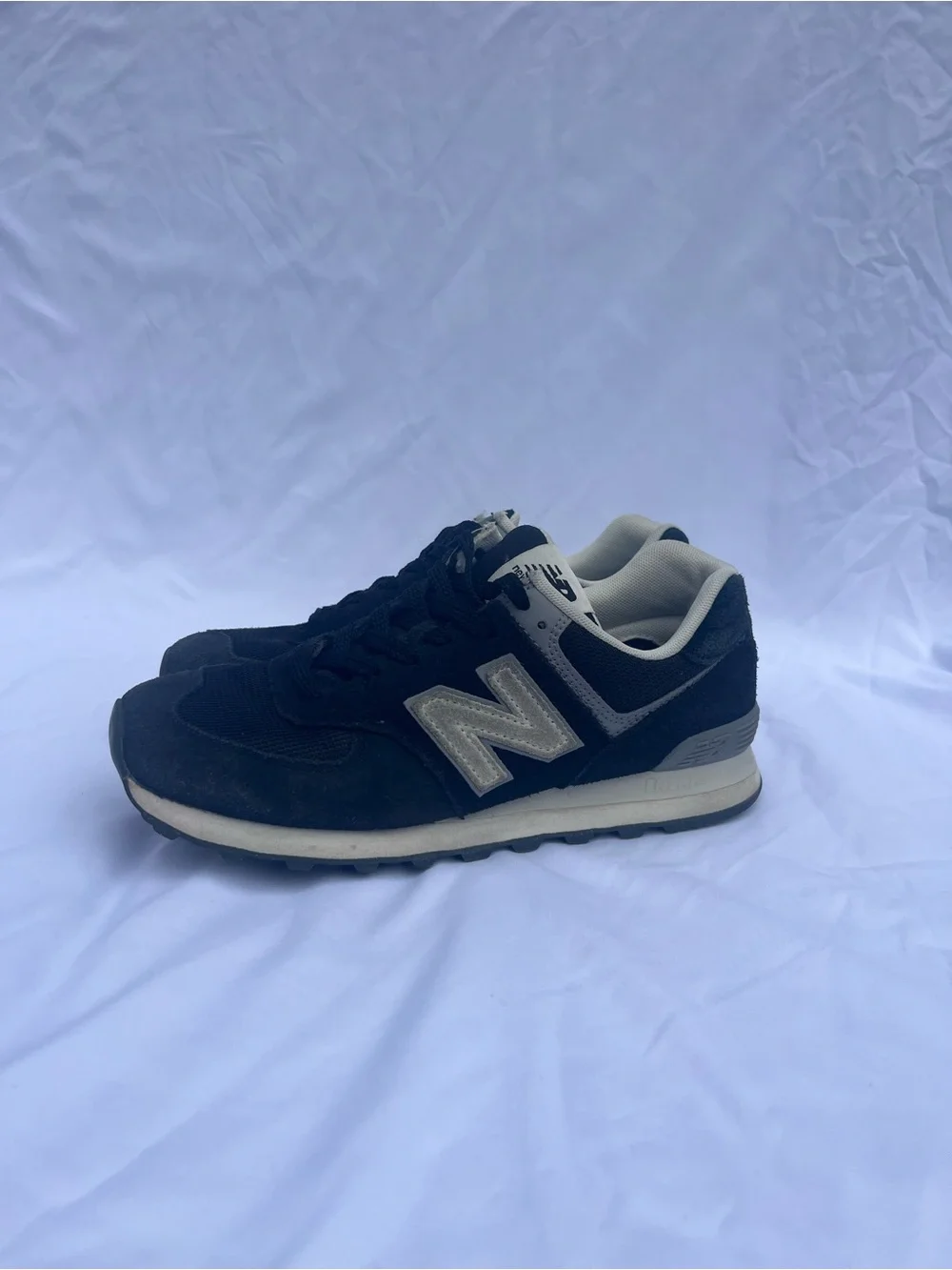 New Balance 574 Men's Black Casual Sneakers Tennis Shoes